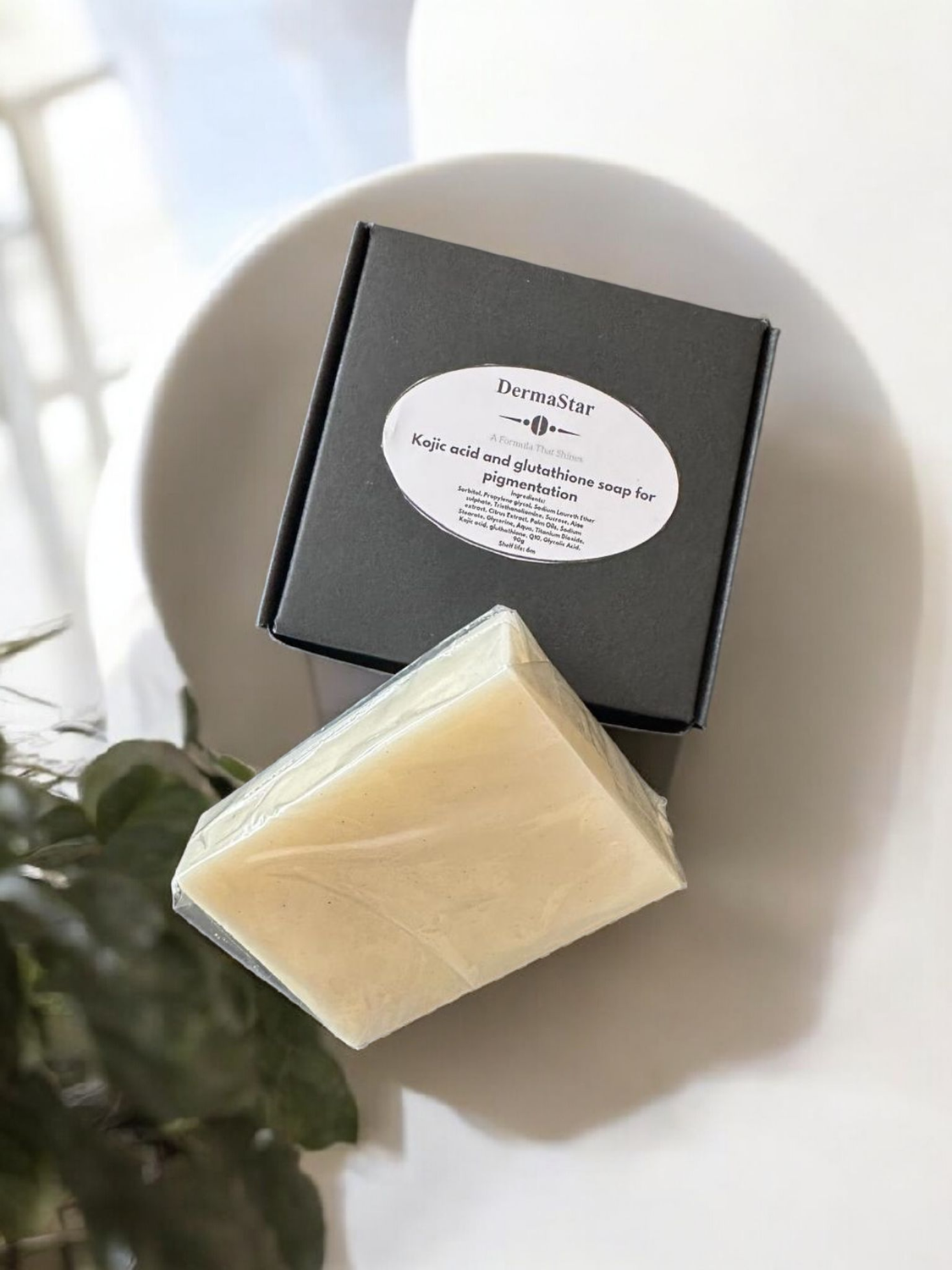 Kojic acid and glutathione soap for pigmentation