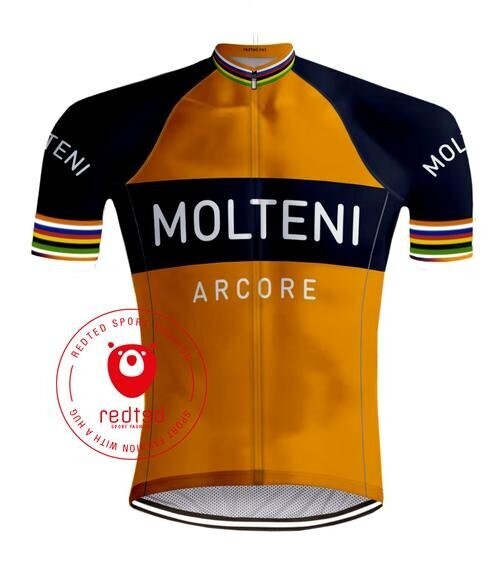 RETRO WIELERSHIRT MOLTENI ORANJE - REDTED