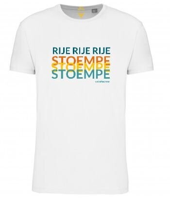 T-Shirt "RIJE RIJE RIJE " WIT
