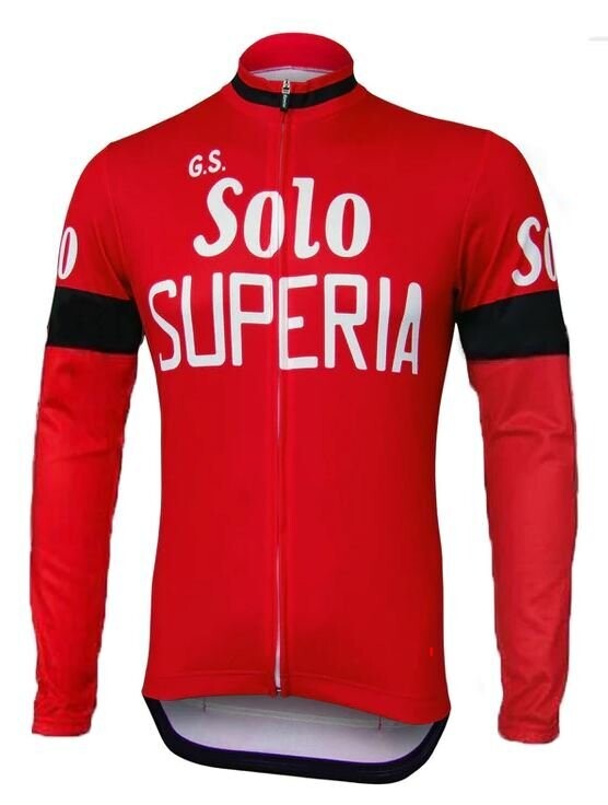 RETRO WIELERSHIRT WINTER SOLO SUPERIA