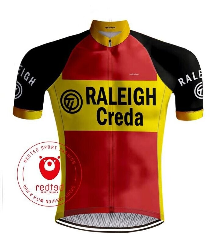 RETRO WIELERSHIRT RALEIGH - REDTED