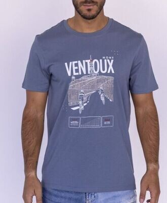 T-Shirt Mont-Ventoux Lead Blue