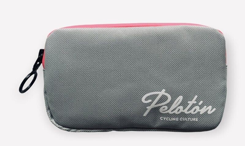 Waterdichte fiets portefeuille GRIJS/ROZE