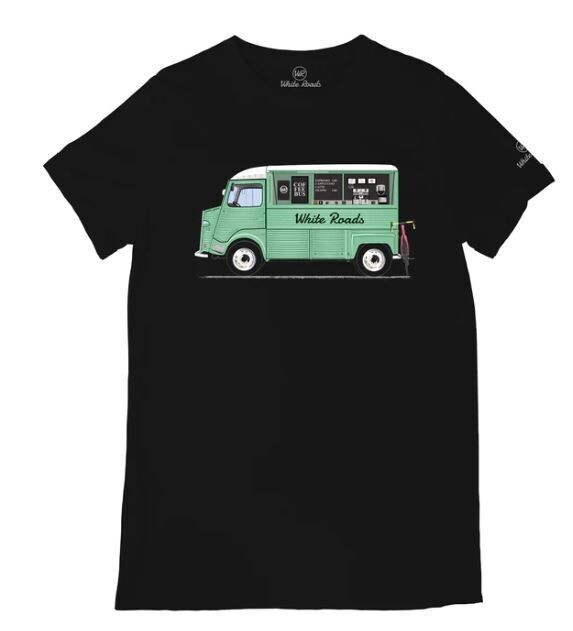 t-shirt white roads m_van_black
