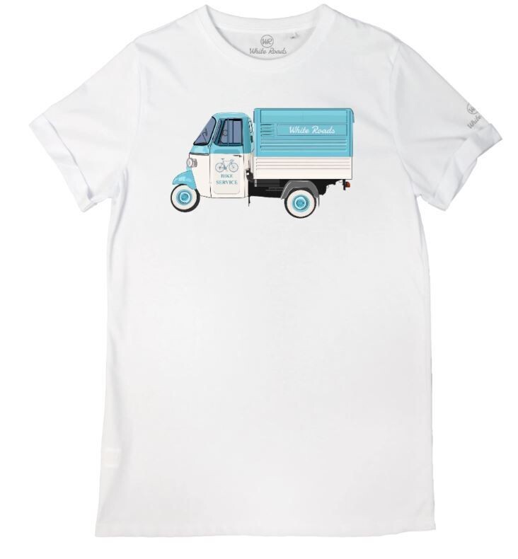 t-shirt white roads m_ape