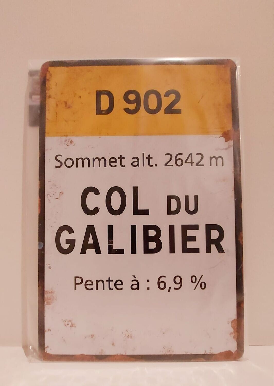 Vintage stijl fietsbord - Galibier