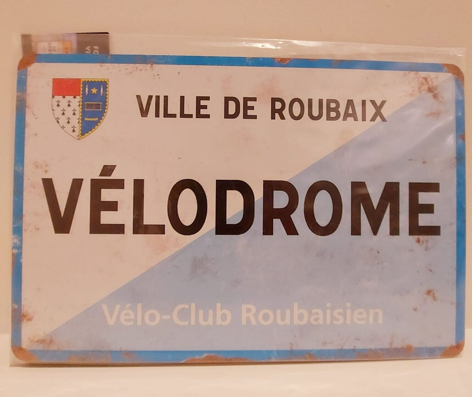 Vintage stijl fietsbord - Velodrome