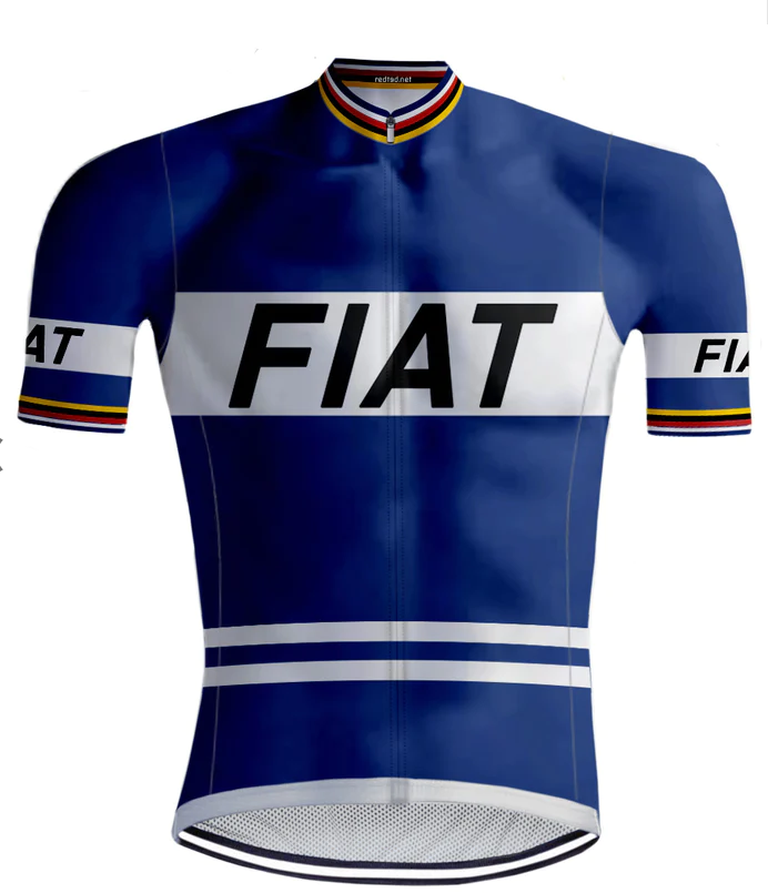 RETRO WIELERSHIRT FIAT - REDTED