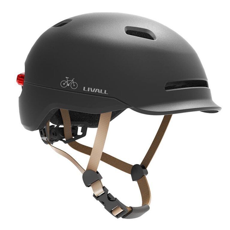 Smarthelm C20, MAAT en KLEUR: Zwart Medium ( 54-58cm )