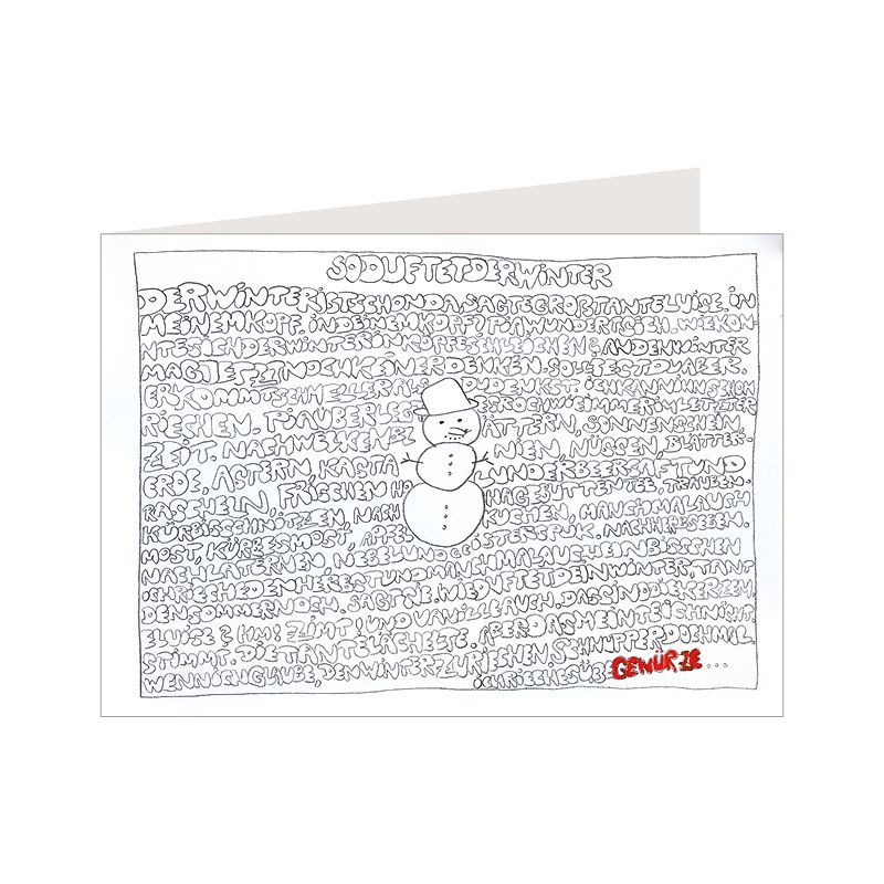 Weihnachtskarte 08/25
