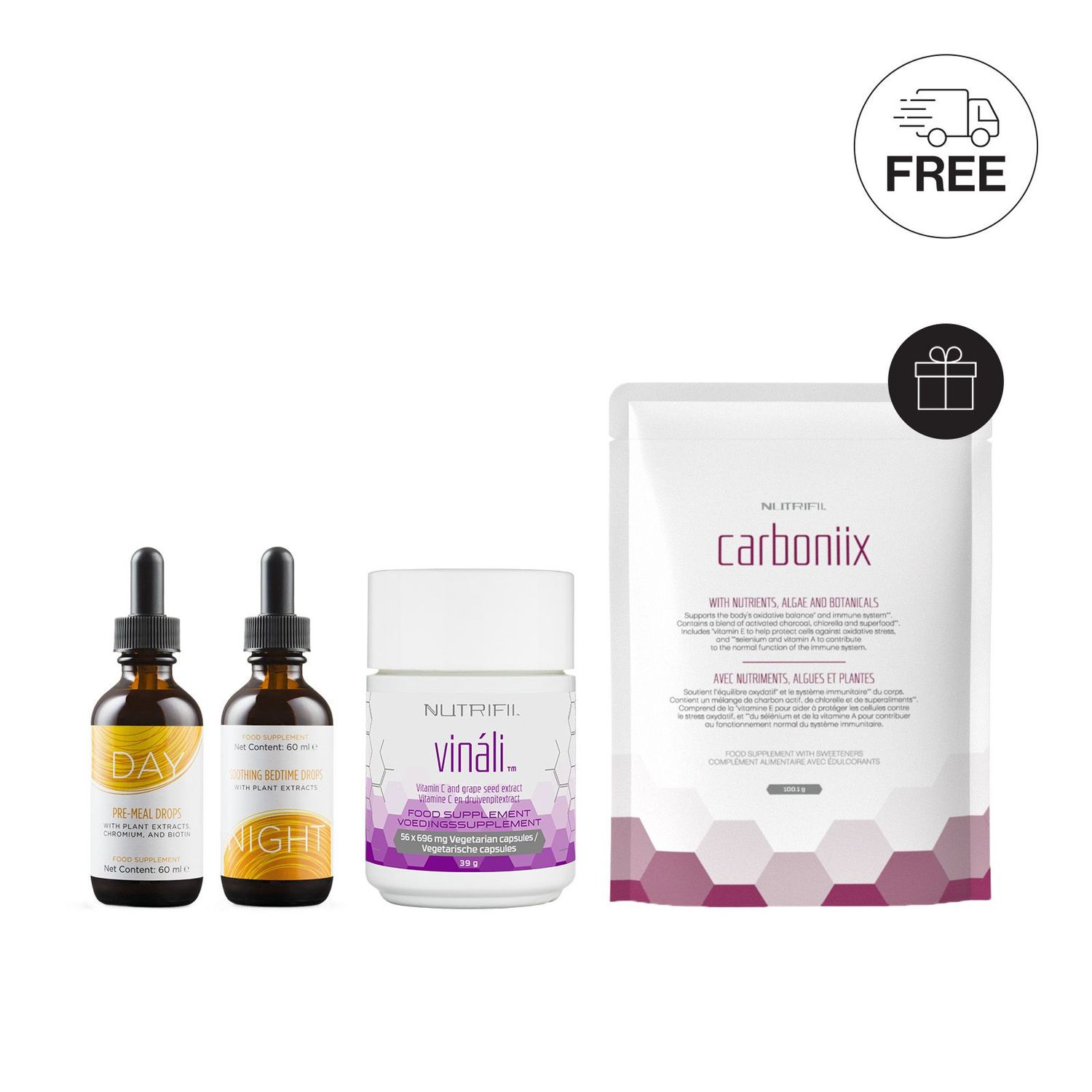 Gouttes et Vináli avec Carboniix GRATUIT