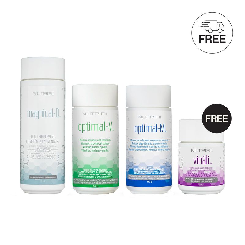 Optimaal Supplementen Pack (GRATIS Vináli)
