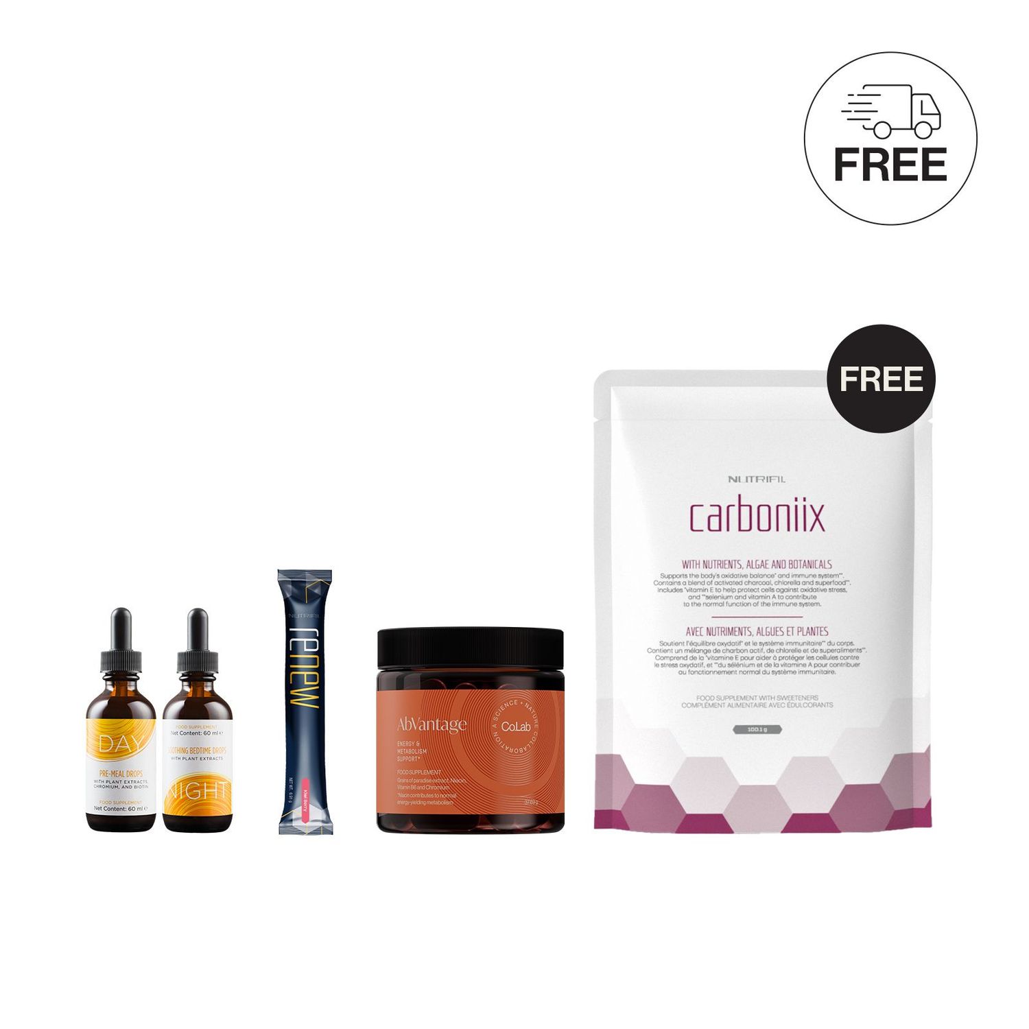 Coffret Balance et Renew (Carboniix GRATUIT) (guide offert + recettes) Coffret Balance et Renew (Carboniix GRATUIT) (guide offert + recettes)