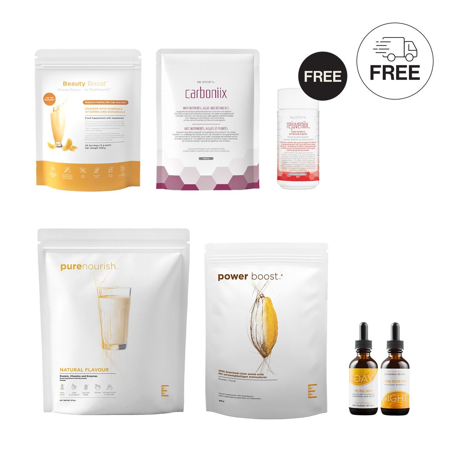 Coffret Nutrition complet (Rejuveniix GRATUIT) (guide offert + recettes)