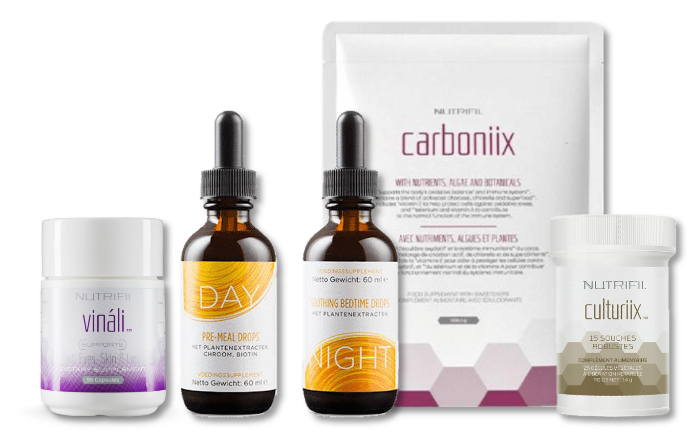 DAY & NIGHT + CARBONIIX + VINALI + CULTURIIX (guide offert + recettes)