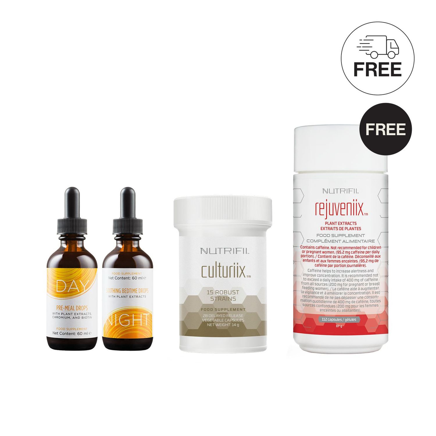 Drops and Culturiix® with FREE Rejuveniix™ (guide offered + recipes)