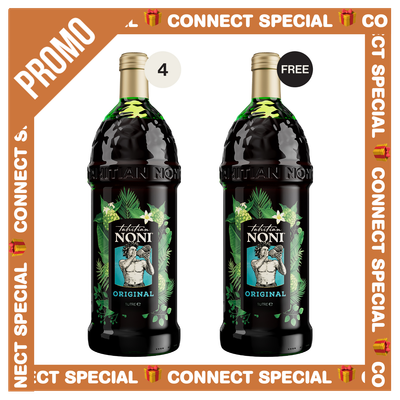 4 X 1L Tahitian Noni Original + 1L GRATIS