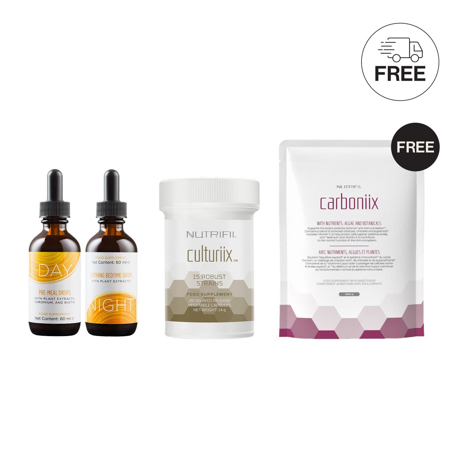 Drops and Culturiix® with FREE Carboniix™ (guide offered + recipes)