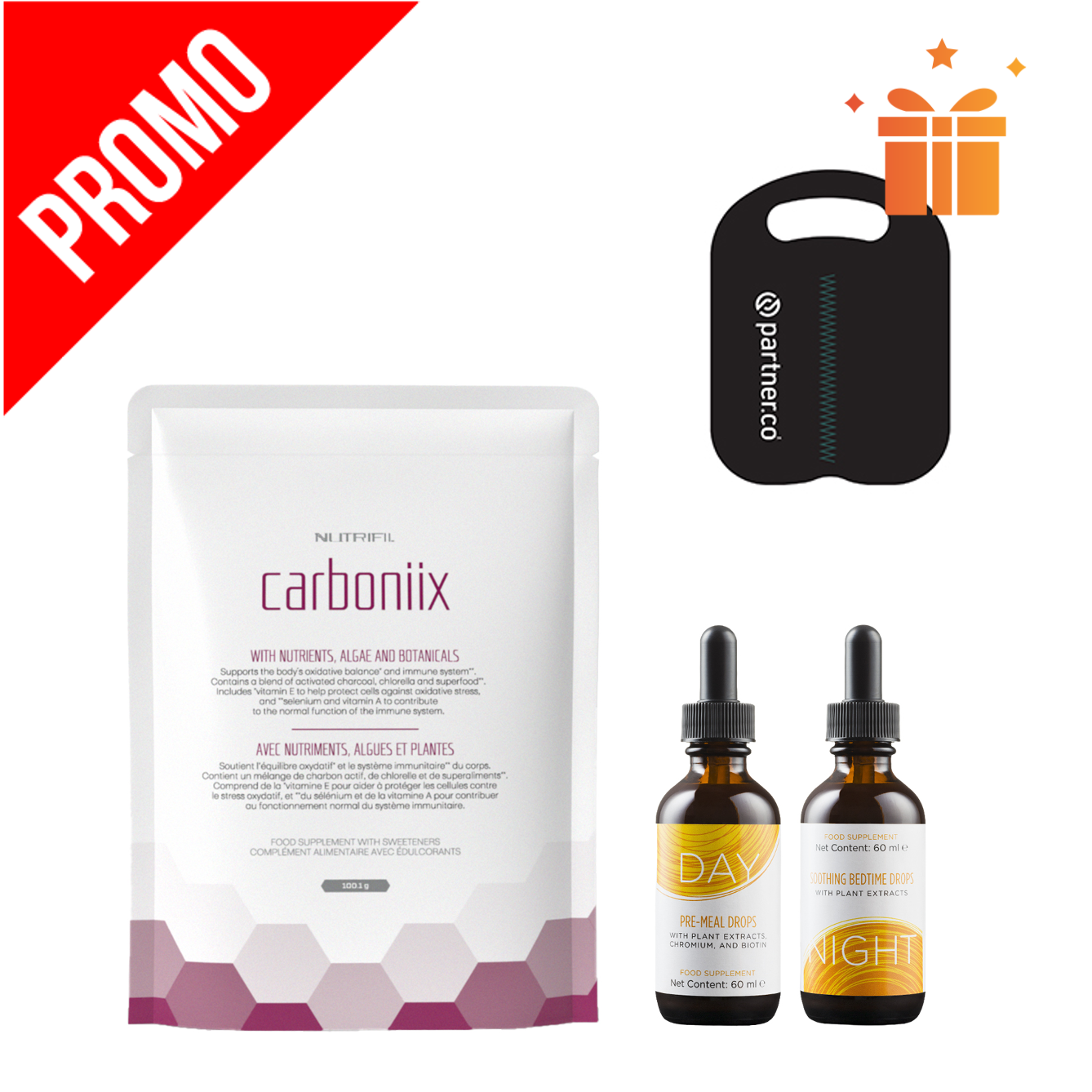 ZI SI NOAPTE + CARBONIIX (ghid oferit) KIT DE CĂLĂTORIE GRATUIT