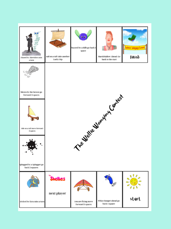 The Shellies  Wellie Wanging Board Game