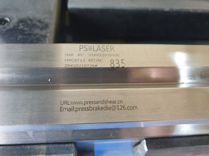 85° Press Brake Bottom Tool Die 4 Side 20.09
