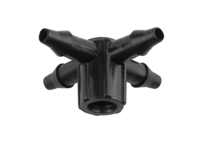 Adaptador de 4 salidas para gotero Rivulis Supertif
