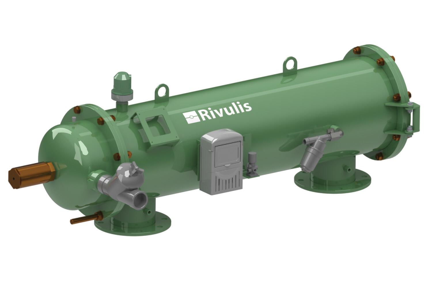 Filtro automático hidráulico paralelo de malla para riego Rivulis F3240