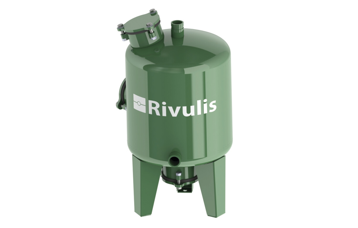 Filtro para riego de arena manual Rivulis F2400 con difusores de crepina