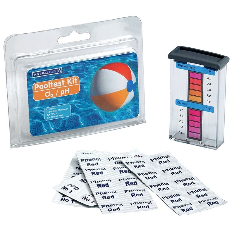 Pool tester Astral Pool Cloro libre y pH