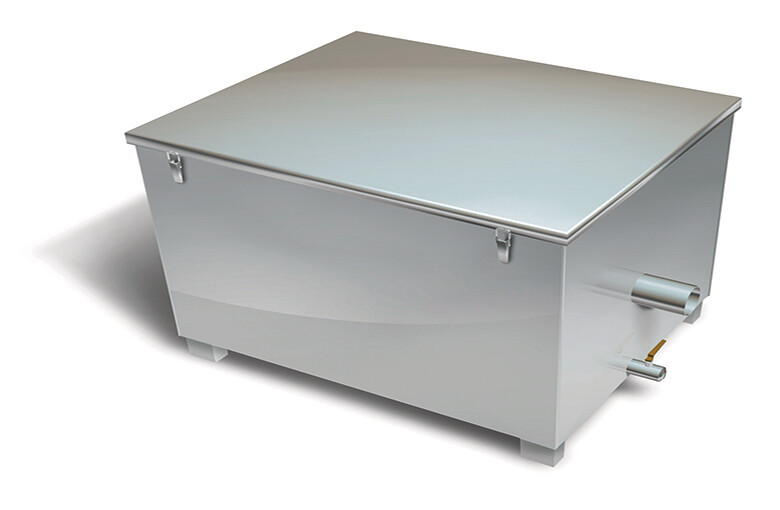 Separador de grasas de acero inoxidable Biotanks GRX Biogras Inox