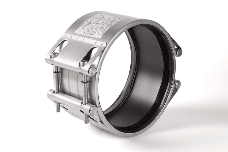 Abrazadera de reparación inoxidable Arpol IBXR ancho 95 mm
