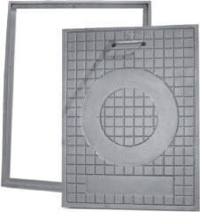 Registro rectangular de fundición gris Acrisol