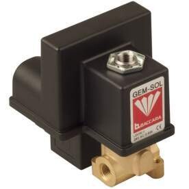 Solenoide para riego BACCARA Gemsol con base metálica 3 vías para larga distancia
