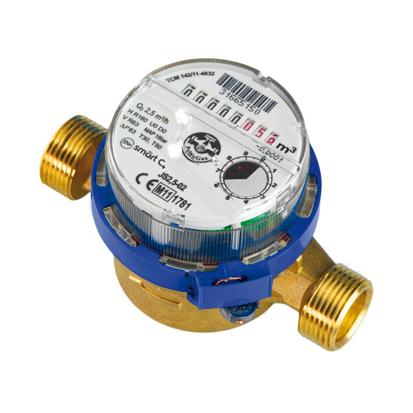 Contador de chorro único de agua potable y riego Apator Powogaz JS