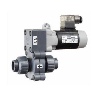 Válvula FIP para inyección de abono 3/8" 24V AC