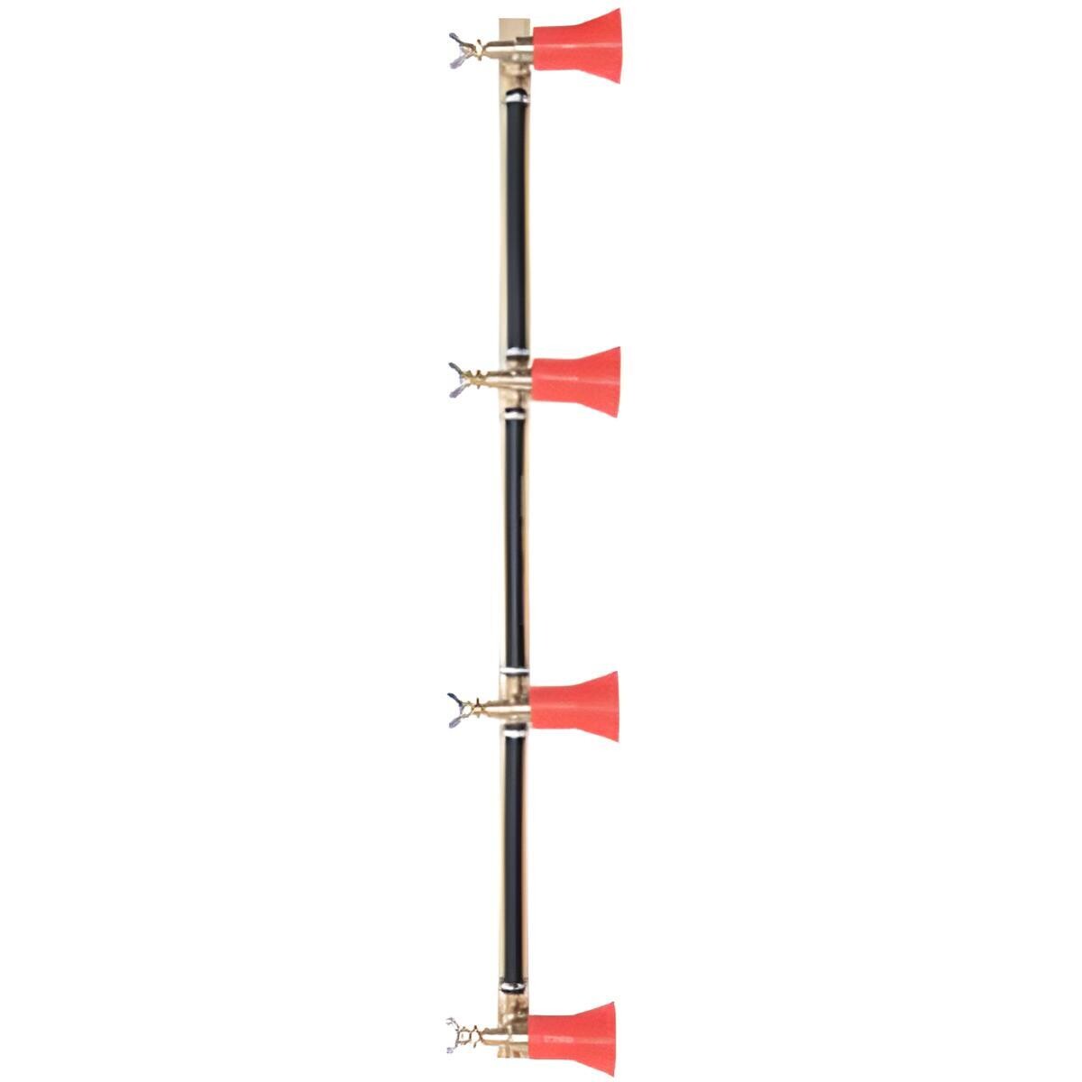 Columna pulverizadora 4 salidas de goma Sirfran con pulverizadores regulables