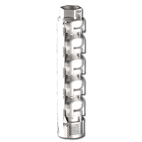 Hidráulica de bomba semiaxial sumergible para pozo inoxidable 6" Proindecsa IX644 24-60 M3/H