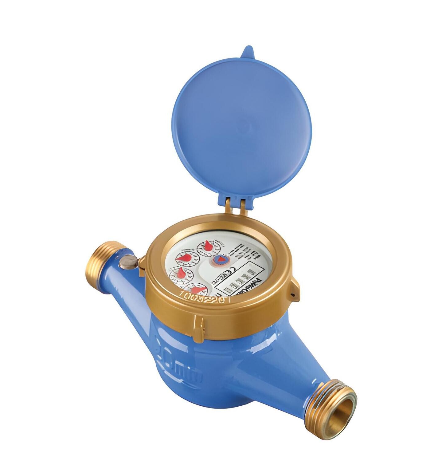 Contador de agua de chorro múltiple Apator WS MID R100 latón