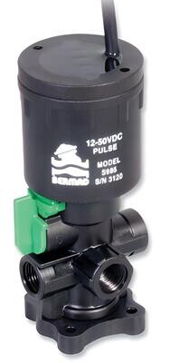 Solenoide para riego Bermad 3 vías 3 hilos plástico 12-50V DC Latch S985-P-3W
