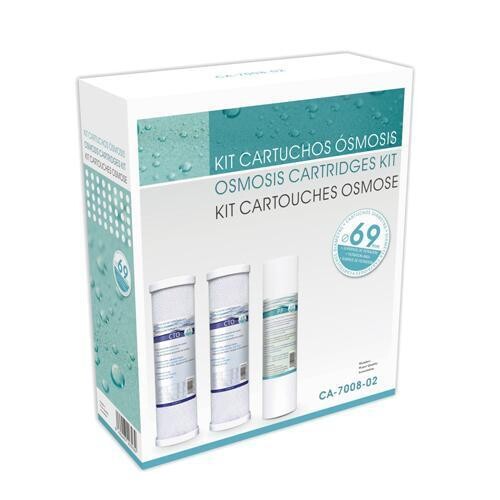 Kit de recambio cartuchos Hidro Water 69 mm
