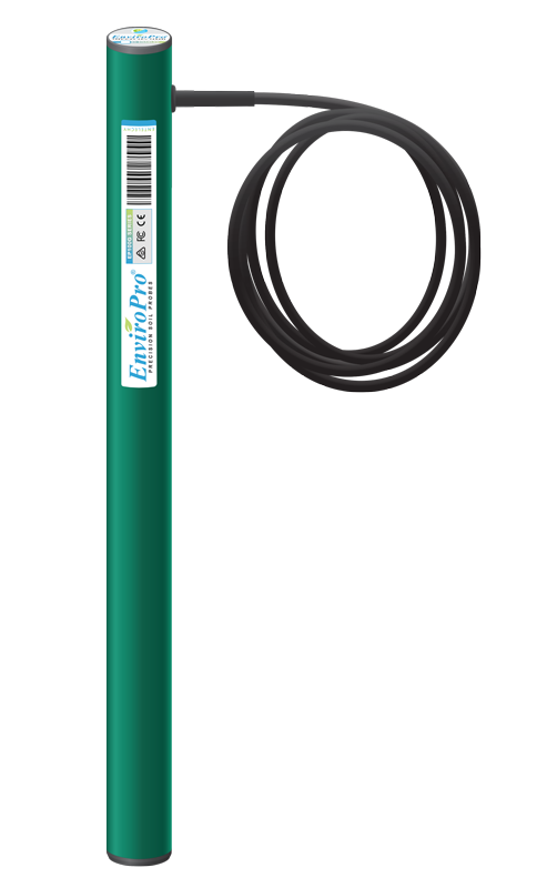 Multisensor capacitivo de contenido de agua en suelo, temperatura y conductividad EnviroPro