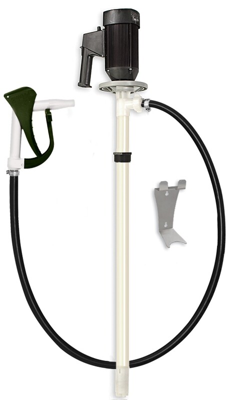 Electrobomba de barril Standard Pump Pack 3 PVDF 66 l/min para ácidos y bases concentrados