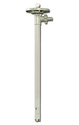 Bomba de barril Standard Pump CPVC alto caudal con eje Hastelloy para químicos corrosivos