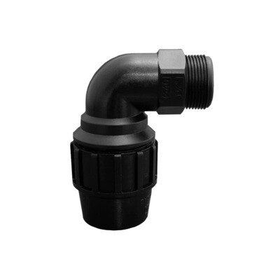 Codo mixto macho fitting para PE Tecnoagua