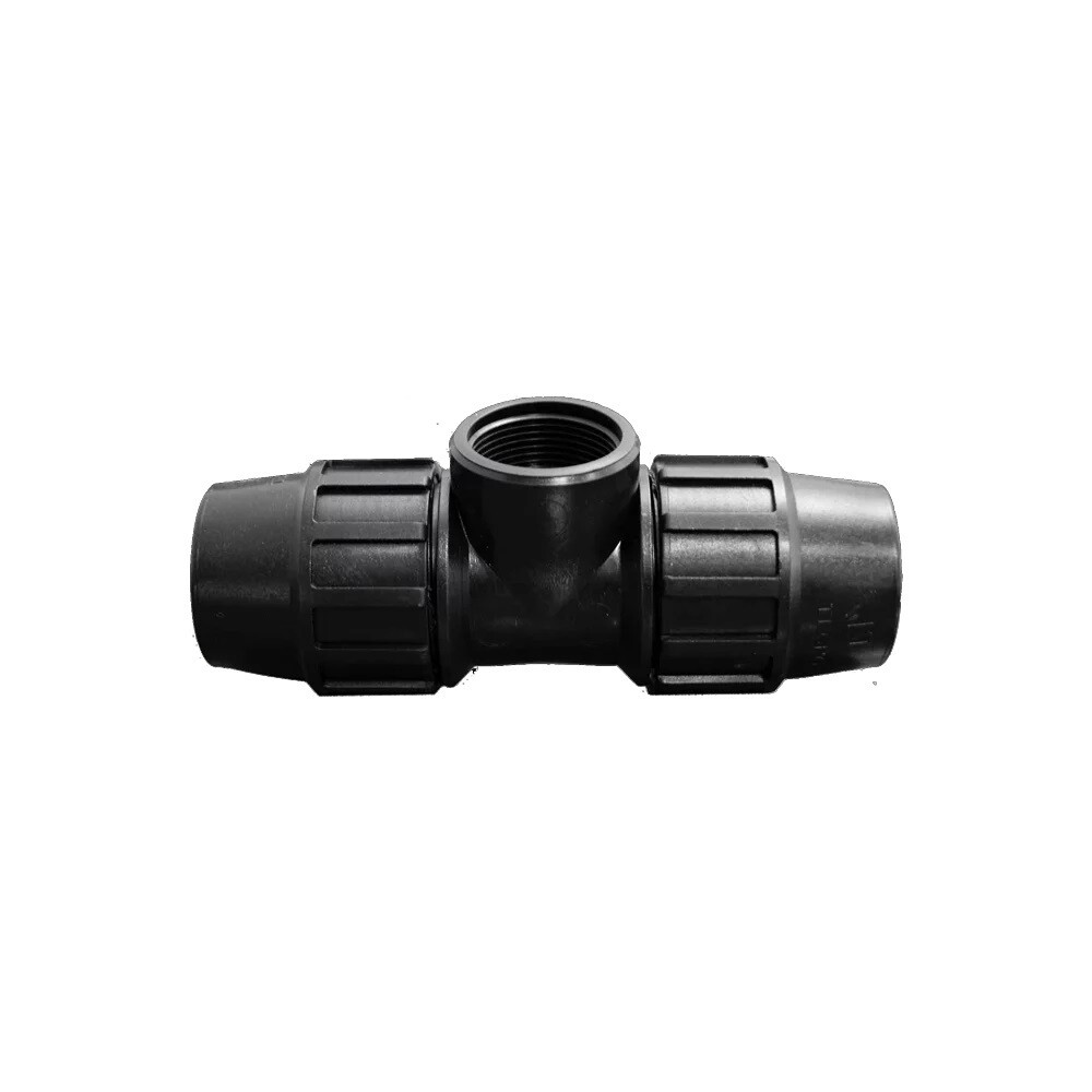 Te mixta con derivación hembra fitting para PE Tecnoagua