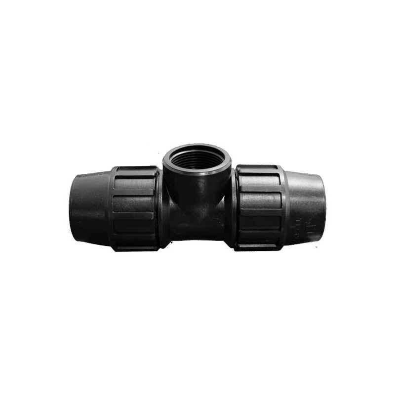 Te mixta con derivación hembra fitting para PE Tecnoagua