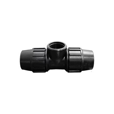 Te mixta con derivación hembra fitting para PE Tecnoagua