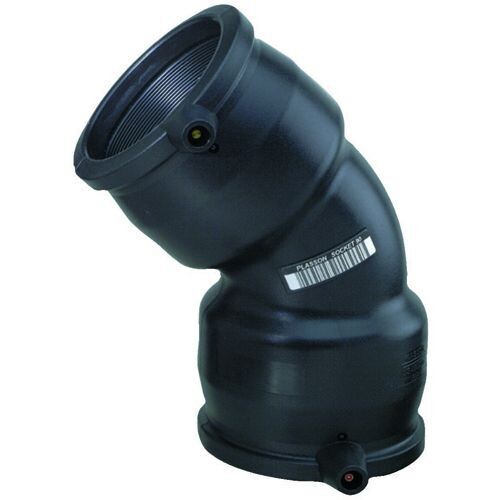 Codo 45º de polietileno electrosoldable Plasson PN16 DN32-DN250