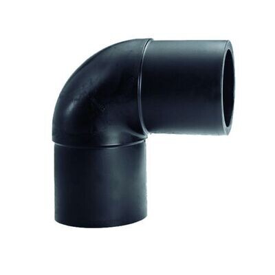 Codo 90º de polietileno inyectado Plasson PN10 SDR17