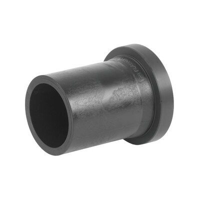 Portabridas con chaflán de polietileno inyectado Plasson PN16 SDR11